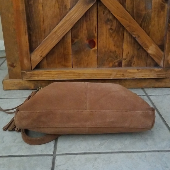 Margot Suede Crossbody Bag - Picture 6 of 12